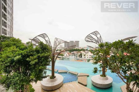 view căn hộ THE SUN AVENUE Bán căn hộ The Sun Avenue 3PN, ban công Đông Nam, view hồ bơi