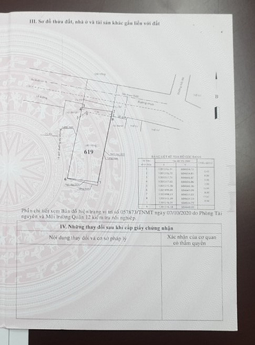 Bản vẽ đất nền Quận 12 Đất nền mặt tiền đường Võ Thị Thừa, diện tích 152m2 vuông đẹp.