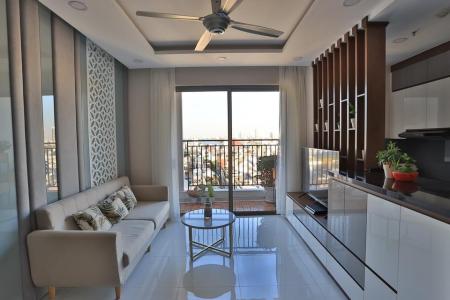 Phòng khách căn hộ Wilton Tower, Bình Thạnh Căn hộ Wilton Tower tầng 7 đầy đủ nội thất, tiện ích cao cấp.