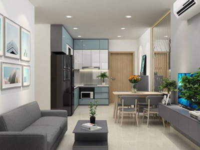 Căn hộ Vinhomes Grand Park, Quận 9 Căn hộ Vinhomes Grand Park tầng 30 cửa hướng Đông Nam, đầy đủ nội thất.