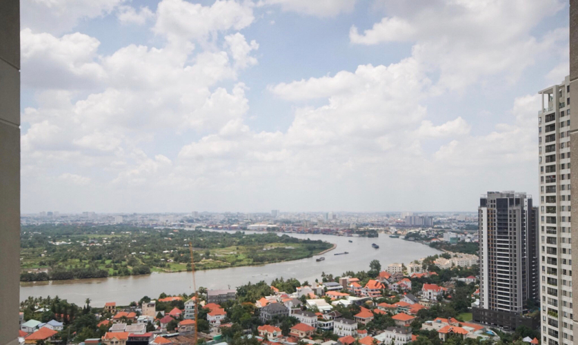 View căn hộ Masteri Thảo Điền, Quận 2 Căn hộ Masteri Thảo Điền tầng 31 view sông Sài Gòn, đầy đủ nội thất.