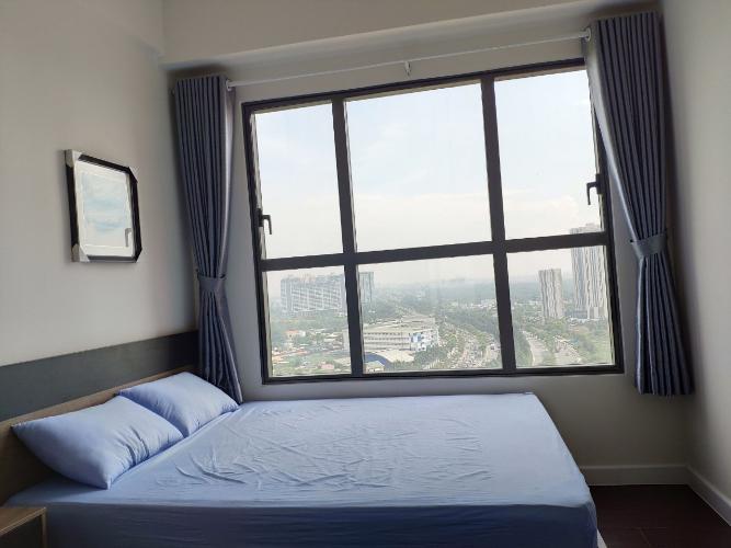 phòng ngủ căn hộ The Sun Avenue Căn hộ tầng 15 The Sun Avenue nội thất đầy đủ, cửa chính hướng Tây Nam