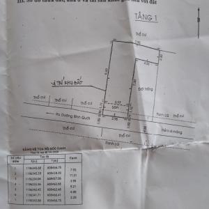 Nhà phố Quận Bình Thạnh Nhà phố hẻm xe ba gác đường Bình Quới, diện tích 54m2 có sổ hồng riêng.