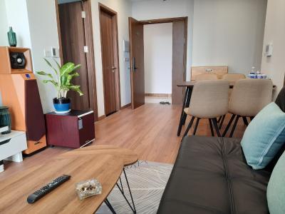 Phòng khách căn hộ Eco Green Saigon Căn hộ Eco Green Saigon 2 phòng ngủ thiết kế hiện đại đầy đủ nội thất