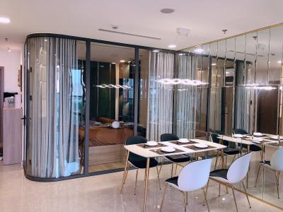 Phòng ăn Vinhomes Central Park Căn hộ Vinhomes Central Park, Landmark 81 tầng trung, đầy đủ nội thất