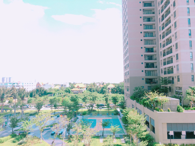 View căn hộ Masteri Thảo Điền, Quận 2 Căn hộ ghép Masteri Thảo Điền tầng 3 diện tích 175m2, đầy đủ nội thất.