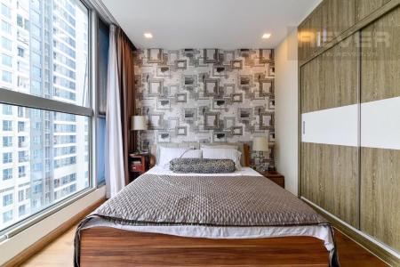Phòng ngủ căn hộ VINHOMES CENTRAL PARK Căn hộ Vinhomes Central Park hướng ban công tây nam đầy đủ nội thất diện tích 80m²