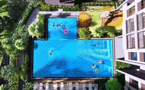 Tiện ích căn hộ Opal Boulevard, Huyện Dĩ An Căn hộ Opal Boulevard nội thất cơ bản, cửa hướng Đông Bắc.