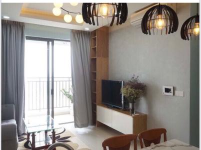 Phòng khách The Tresor Quận 4 Căn hộ tầng cao The Tresor hướng Đông Bắc, view thoáng mát.