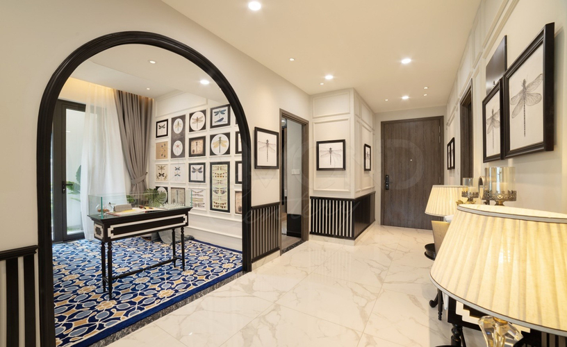 Nhà mẫu căn hộ Diamond Centery, Quận Tân Phú Căn hộ Diamond Centery tầng 3 thiết kế hiện đại, gồm 3 phòng ngủ rộng thoáng.