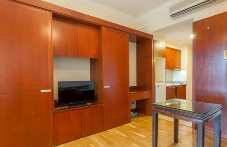 Căn hộ The Manor, Quận Bình Thạnh Studio The Manor tầng 15 view thành phố thoáng mát, đầy đủ nội thất.