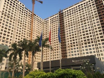 block dự án Căn hộ Saigon Gateway nội thất cơ bản diện tích 66.48m²