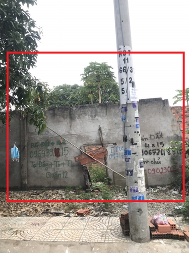 Đất nền Quận 12 Đất nền diện tích 60m2 vuông đẹp, gần sông Sài Gòn rất thoáng mát.