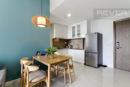 Phòng Ăn & Bếp Căn hộ Masteri An Phú tầng 11 diện tích 52m2, đầy đủ nội thất.