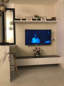 Căn hộ Masteri Millennium, Quận 4 Officetel Masteri Millennium tầng thấp tiện di chuyển, đầy đủ nội thất.