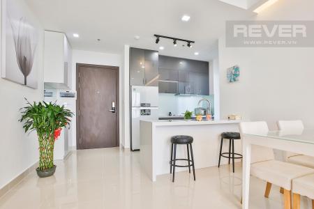 Phòng Khách Căn hộ The Tresor 2 phòng ngủ tầng cao TS1 view sông, full nội thất