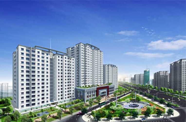Căn hộ Saigon Intela, Huyện Bình Chánh Căn hộ Saigon Intela tầng 21 diện tích 50m2, nội thất cơ bản.