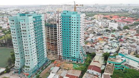 Căn hộ Green Building, Quận 9 Căn hộ Green Building hướng ban công đông nam nội thất cơ bản diện tích 64m²