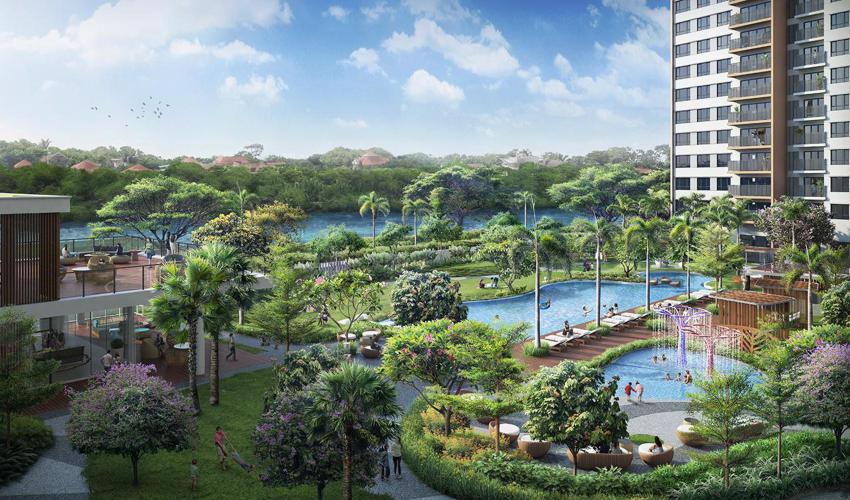 Palm City - Phối cảnh toàn cảnh tiện ích nội khu