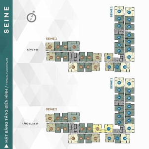 Mặt bằng chung WestGate, Huyện Bình Chánh Căn hộ Westgate hướng ban công đông bắc nội thất cơ bản diện tích 59m²