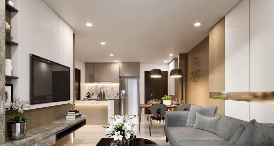 Phòng khách Kingdom 101, Quận 10 CĂN HỘ KINGDOM ĐẦY ĐỦ NỘI THẤT TIỆN NGHI