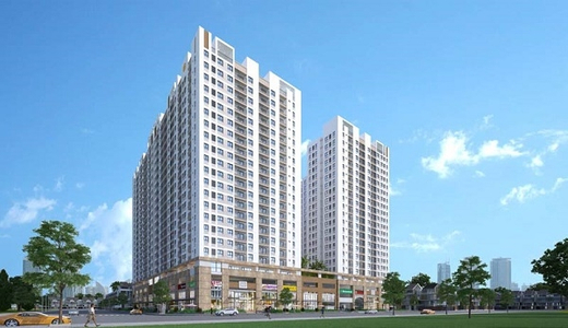 Q7 Boulevard, Quận 7 Căn hộ tầng 11 Q7 Boulevard diện tích 75m2, không gian thoáng đãng.