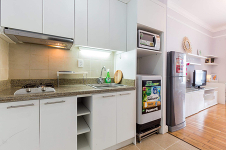 Studio The Manor, Quận Bình Thạnh Studio The Manor tầng 10 thiết kế sang trọng, đầy đủ nội thất.