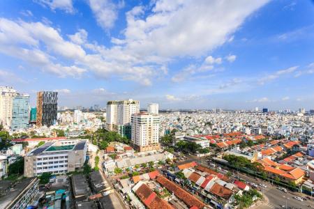 View căn Officetel River Gate, Quận 4 Căn Officetel River Gate view thành phố tuyệt đẹp, đầy đủ nội thất.