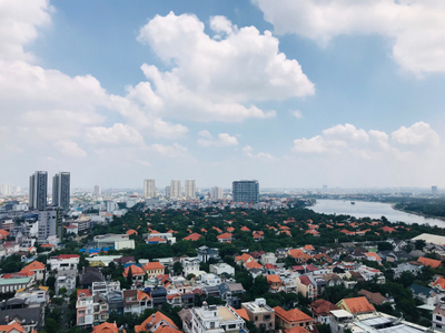 View căn hộ Masteri Thảo Điền, Quận 2 Căn hộ Masteri Thảo Điền tầng 22 thiết kế sang trọng, đầy đủ nội thất.