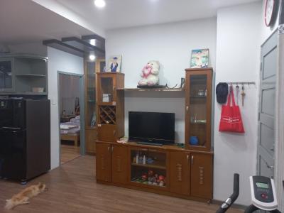 Phòng khách căn hộ Chung cư Tôn Thất Thuyết, Quận 4 Căn hộ Chung cư Tôn Thất Thuyết thiết kế hiện đại, đầy đủ nội thất.