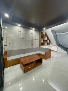 Nhà phố Quận 7 Nhà phố đường Huỳnh Tấn Phát thiết kế 1 trệt và 1 lầu.