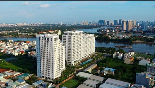 Căn hộ Opal Riverside, Quận Thủ Đức Căn hộ Opal Riverside tầng 8 diện tích 71.1m2, nội thất cơ bản.