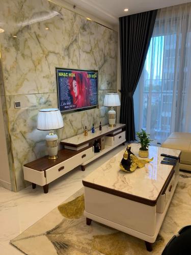 Phòng khách Phú Mỹ Hưng Midtown Căn hộ Phú Mỹ Hưng Midtown nội thất sang trọng, view nội khu.