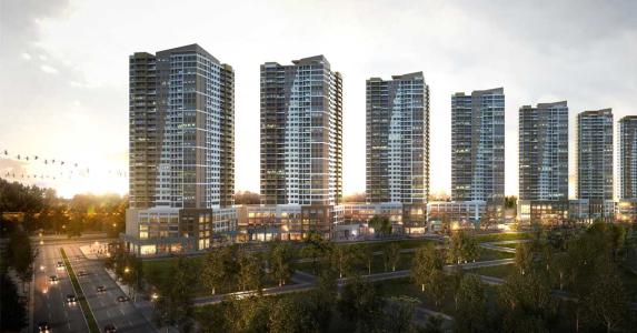 dự án căn hộ The Sun Avenue Office-tel The Sun Avenue tầng cao nội thất cơ bản