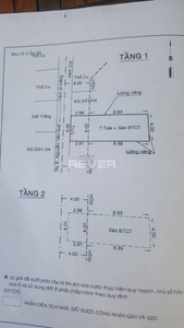 Bản vẽ nhà phố Quận 12 Nhà phố hẻm cụt rộng 3.5m vô cùng an ninh, thiết kế 1 trệt 1 lầu.