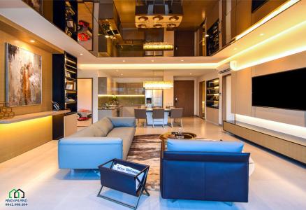 Nhà mẫu Sky 89 An Gia Căn hộ Sky 89 An Gia tầng trung, nội thất cơ bản.