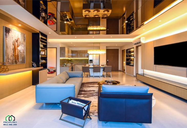 Nhà mẫu Sky 89 An Gia Căn hộ Sky 89 An Gia tầng trung, nội thất cơ bản.