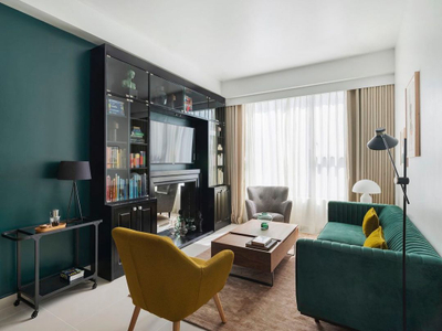 Căn hộ The Tresor, Quận 4 Căn hộ The Tresor tầng 30 bàn giao đầy đủ nội thất, tiện ích đa dạng.