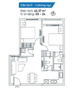 Căn hộ cao cấp Dream Home Riverside tầng 3, tiện ích đa dạng.