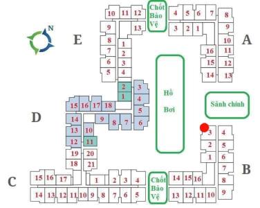 Layout tầng căn hộ Lovera Vista, Huyện Bình Chánh Căn hộ Lovera Vista thiết kế sang trọng, tiện ích xung quanh đầy đủ.