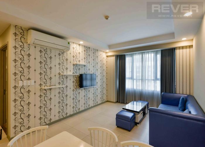 Phòng khách căn hộ THE GOLD VIEW Căn hộ The Gold View 2 phòng ngủ, tầng 23, đầy đủ nội thất