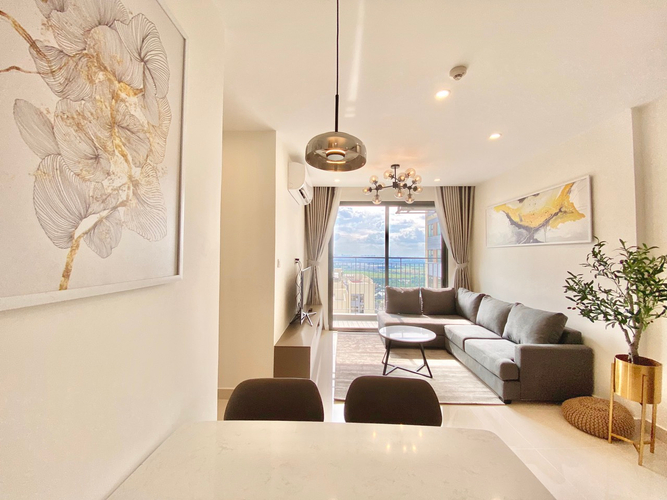 Căn hộ Vinhomes Grand Park hướng ban công tây nam đầy đủ nội thất diện tích 81.7m²