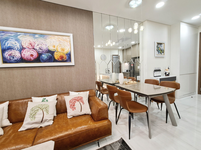 Căn hộ Kingdom 101, Quận 10 Căn hộ tầng 12A Kingdom 101 diện tích 73m2, đầy đủ nội thất hiện đại.