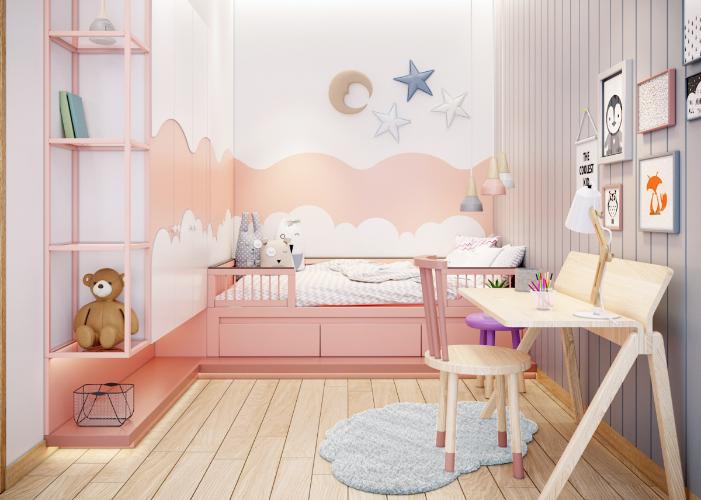 Nhà mẫu căn hộ Picity High Park Căn hộ Picity High Park hướng Đông view nội khu, không nội thất.