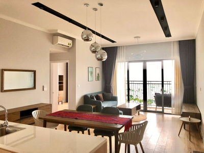 Căn hộ Palm Heights, Quận 2 Căn hộ tầng 34 Palm Heights có 3 phòng ngủ, đầy đủ nội thất.