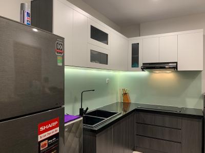 Phòng bếp căn hộ Vinhomes Grand Park Căn hộ Vinhomes Grand Park ban công thoáng mát, view thành phố.