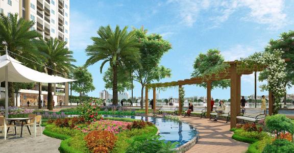 Nội khu công viên Richmond City Căn hộ Richmond City view thành phố tuyệt đẹp, 3 phòng ngủ.