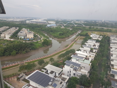 View căn hộ Flora Fuji, Quận 9 Căn hộ tầng 17 Flora Fuji view sông thoáng mát, đầy đủ nội thất.
