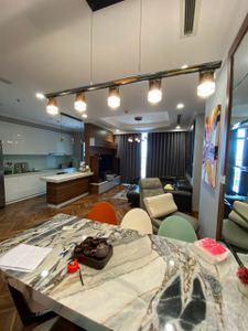 Căn hộ Vinhomes Central Park, Quận Bình Thạnh Căn hộ Vinhomes Central Park hướng ban công tây bắc đầy đủ nội thất diện tích 108.7m².