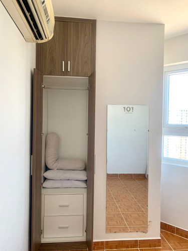 Căn hộ 8X Đầm Sen, Quận Tân Phú Căn hộ 8X Đầm Sen tầng 16 tiện di chuyển, bàn giao đầy đủ nội thất.